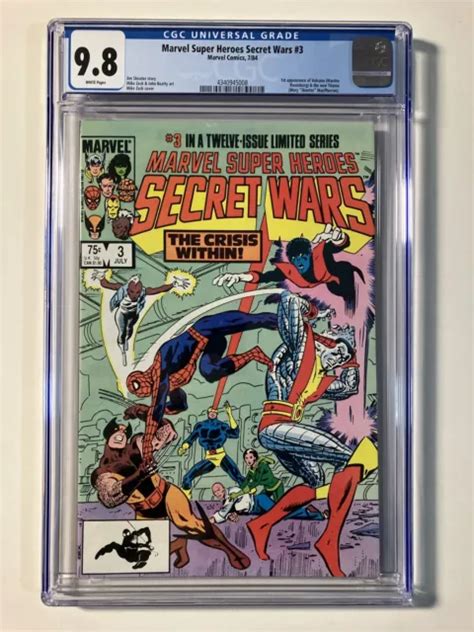 Marvel Super Heroes Secret Wars Cgc Dition Directe Non Circul E