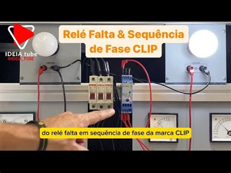 Como instalar o relé falta e sequência de fase CLIP clpw YouTube