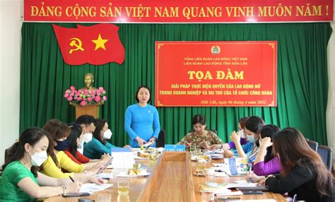 Tọa đàm Giải Pháp Thực Hiện Quyền Của Lao động Nữ Trong Doanh Nghiệp Và