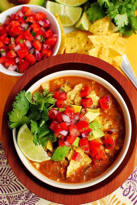 Restaurant Style Mexican Tortilla Soup