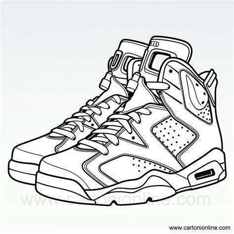 Coloriage 02 De Jordan Nike Chaussures