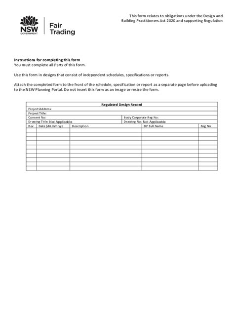 Fillable Online Title Block For Schedules Specifications Reports