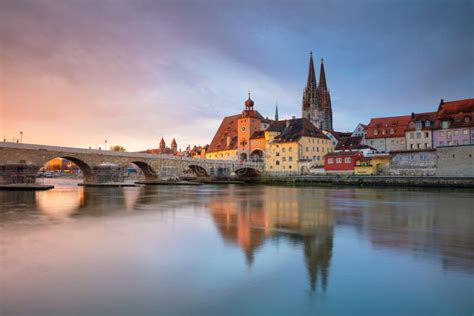 City of Regensburg. stock photo. Image of outdoors, house - 114334954