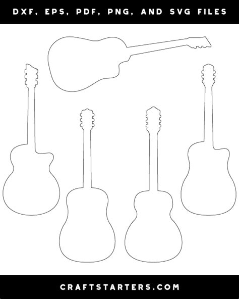 Guitar Template Printable Printable Word Searches