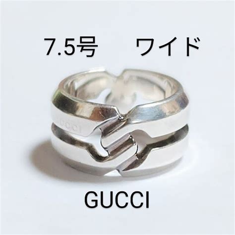 Gucci 美品 75号 Gucci ワイド ノットリング 刻印8 シルバーリングの通販 By Leon｜グッチならラクマ