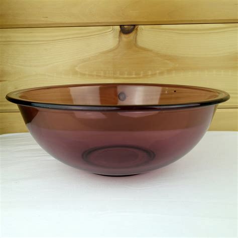 Pyrex 4 Liter Mixing Bowl Cranberry 326 Etsy