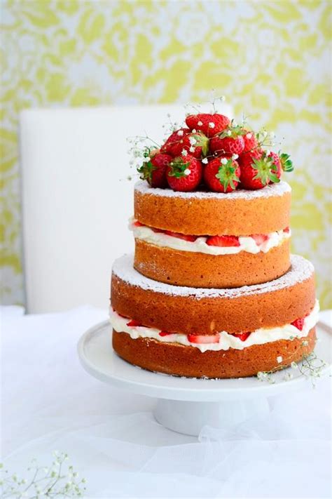 Receta De Naked Cake De Fresas Con Nata Megasilvita