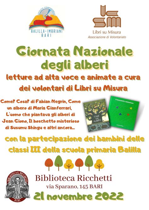 Giornata Nazionale Degli Alberi Istituto Comprensivo Balilla Imbriani