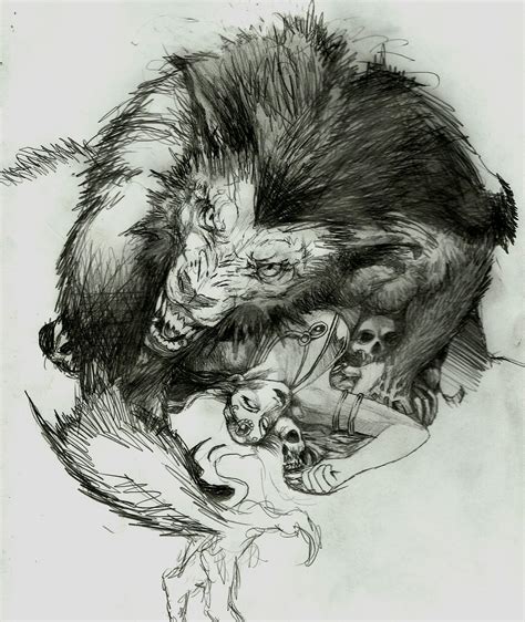 Pencil Drawings Of Werewolves