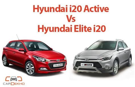 Hyundai I20 Active Vs Elite I20 Whats Different