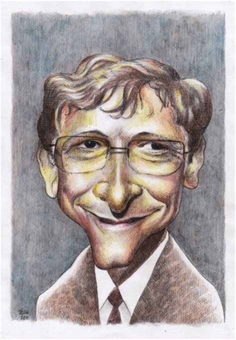 Bill Gates By Joen Yunus Famous People Cartoon TOONPOOL