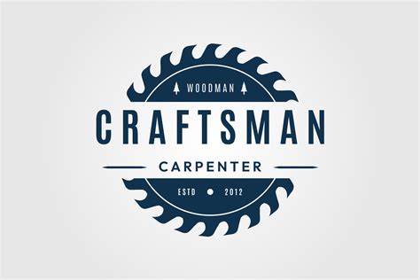 Sawmill Carpentry Craftsman Logo Grafik Von Ray N Rac Creative Fabrica