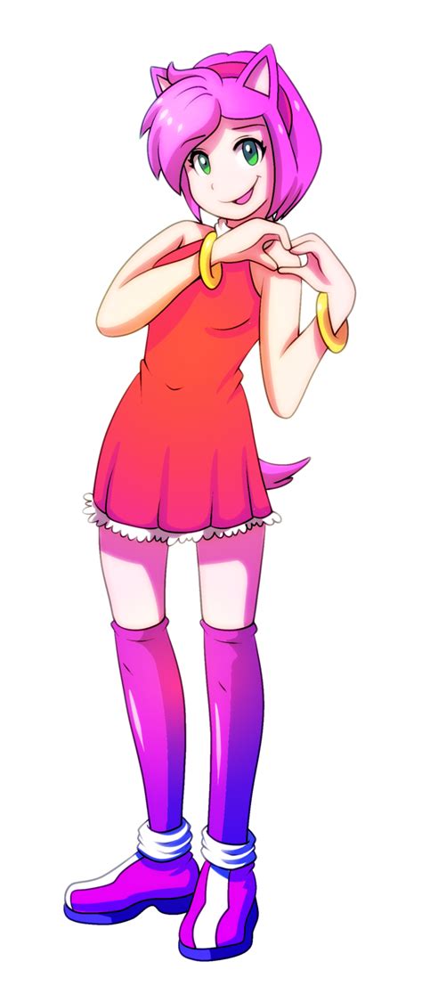 Amy Rose The Hedgehog Gijinka By Svanetianrose On Deviantart