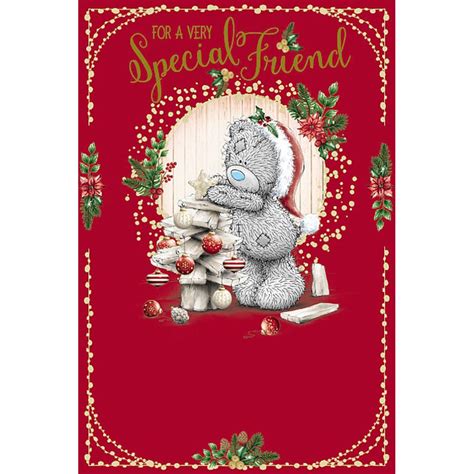 Very Special Friend Me To You Bear Christmas Card Xsm01047 Me To You Bears Online Store