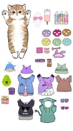 Ideias De Crafts Roupas De Boneca De Papel Gato De Papel Roupas