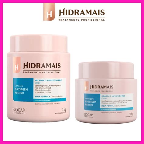 Hidramais Creme Para Massagem Neutro Shopee Brasil