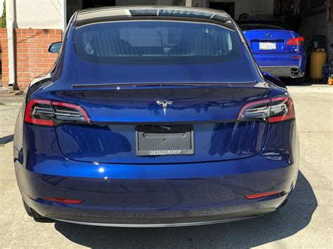 2019 Tesla Model 3 Blue Metallic — Detailership™