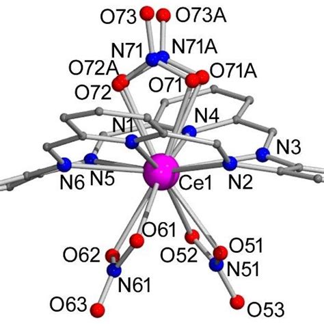 The Ball And Stick Representation Of Crystal Structure Of 1 Hydrogen