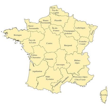 Frankreich Karte Map Of France Atelier Yuwa Ciao Jp