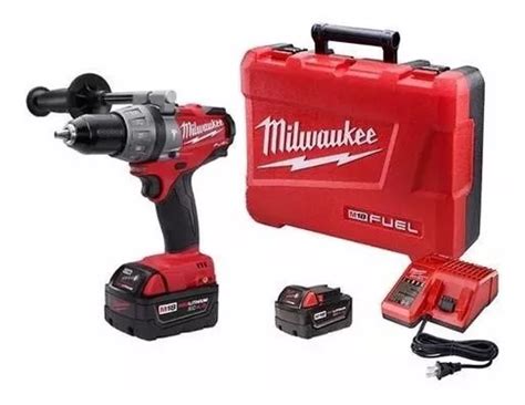 Taladro Percutor A Bateria Milwaukee 18v 2704 Fuel 135nm 5ah Mercadolibre