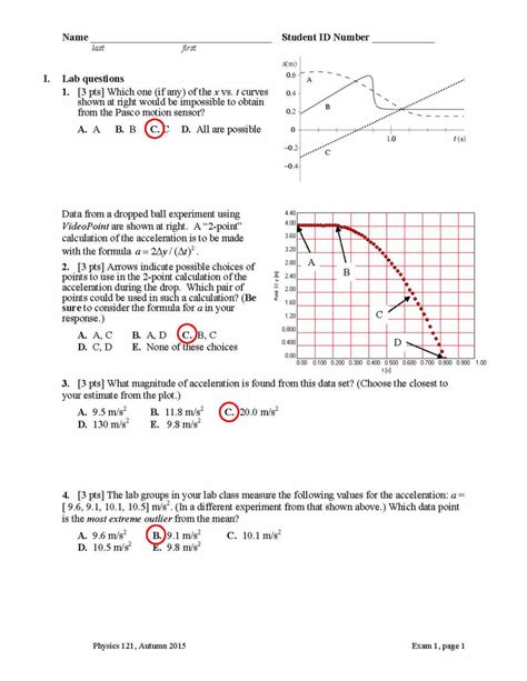 Phys 121 Midterm Phys 121 Exam 1 Oneclass