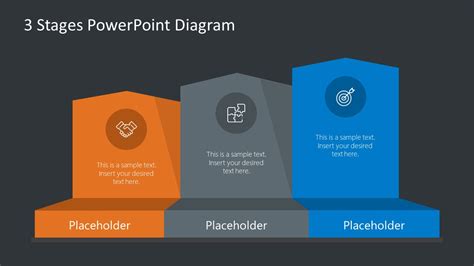 3 Stage Powerpoint Template Slidemodel