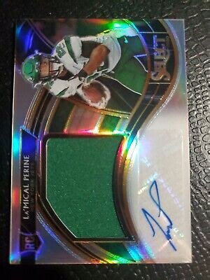 94 99 La Mical Perine 2020 Panini Select Jets Rookie RC Jersey Auto JRS