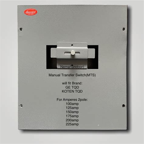 NEMA 3R NEMA 1 Double Throw MTS TQD TQC For GE And KOTEN Breakers