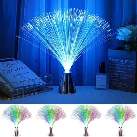 FIBER OPTIC COLOR Changing LED Lamp 7 Colors Fiber Optic Lantern