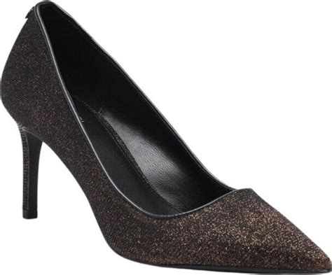 Dames Pumps Michael Kors Alina Flex Pump Black Bronze Zwart Maat 37