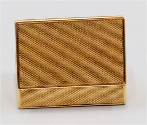 Van Cleef And Arpels Textured Gold Pill Box At 1stDibs Van Cleef Box