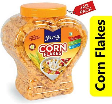 Percy Breakfast Cereal Corn Flakes Classic Jumbo Jar 340g Jiomart