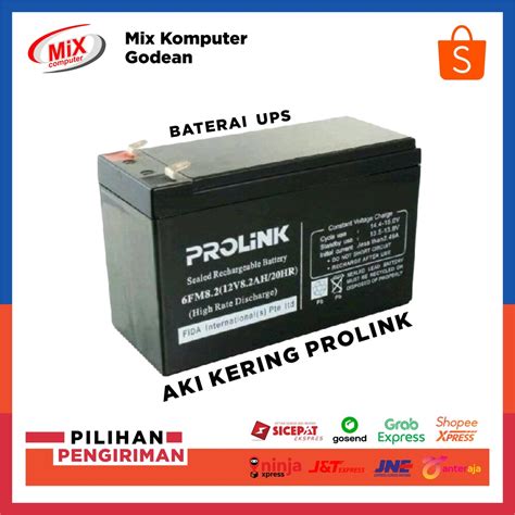 Jual Baterai UPS PROLINK FIDA 12V 8 2Ah VRLA Aki Kering Shopee Indonesia