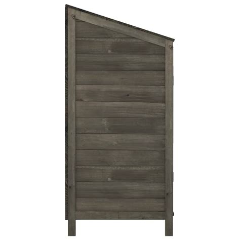 Abri De Jardin Chalet Remise De Jardin Anthracite X X Cm Bois De