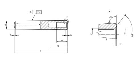 Din Taper Pins With Internal Thread