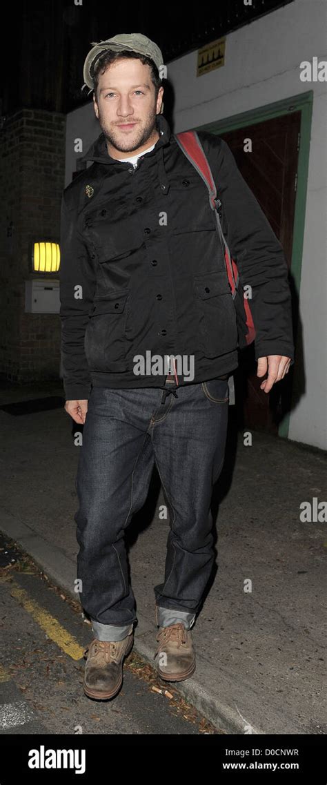 X Factor Contestant Matt Cardle Leaving A Studio London England