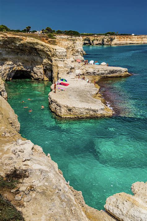 Stacks On The Coast Of Salento In Italy Photograph By Vivida Photo PC