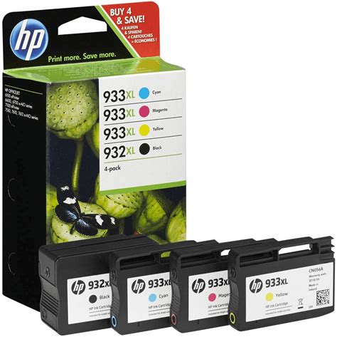 HP Nr 932XL 933XL Multipack 4 Farbig C2P42AE Ab 74 89 April 2022