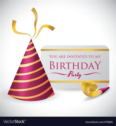 Happy Birthday Colorful Card Design Royalty Free Vector