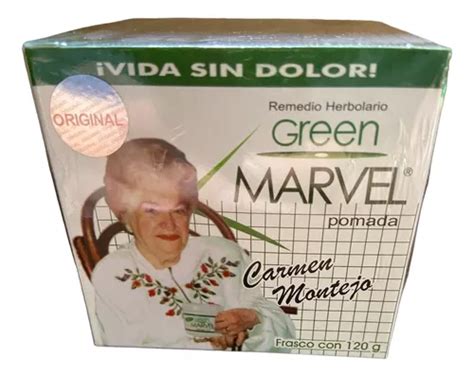 Pomada Green Marvel Aux Para Dolores Articulares Musculares En Venta En