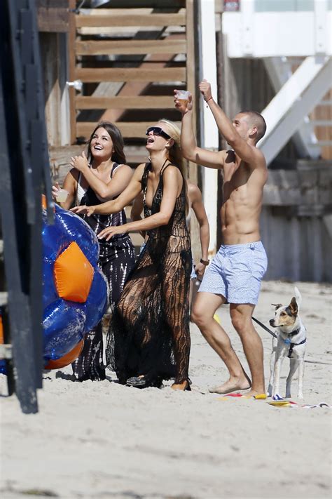 Paris Hilton In A Bikini On The Beach In Malibu July 2014 CelebMafia