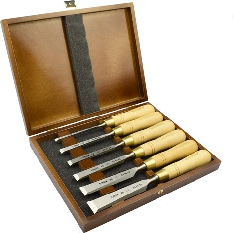 Narex Chisels 8116 Cabinetmakers Chisel Boxed Set Natural Amazon