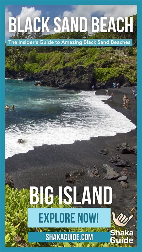 Punaluu Black Sand Beach Big Island Travel Guide