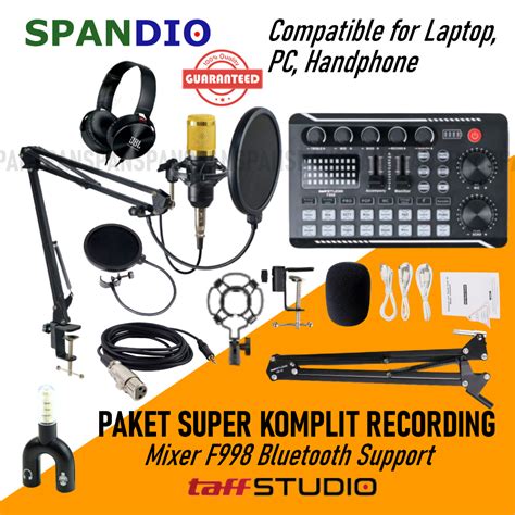 Jual Promo Paket Super Komplit Mic Microphone Condenser Bm Stand