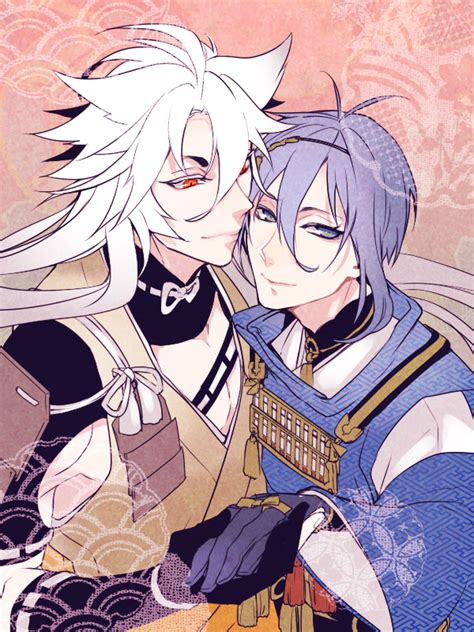 Mikazuki Munechika And Kogitsunemaru Touken Ranbu Drawn By Zuwai Kani