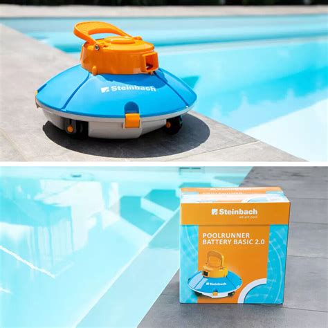 Steinbach Poolrunner Battery Basic 2 0 Poolroboter Pool Bodensauger Mit