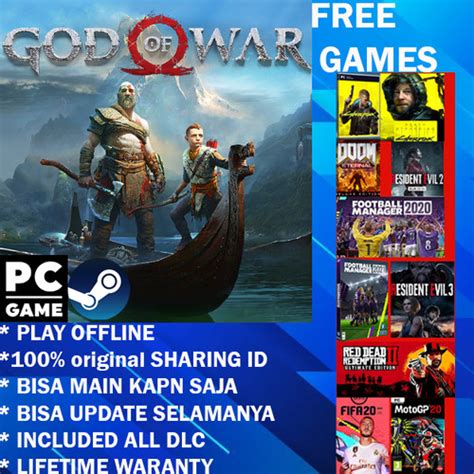Jual God of War PC 2018 God Of War 4 GOW 4 ORIGINAL GAME PC / LAPTOP ...