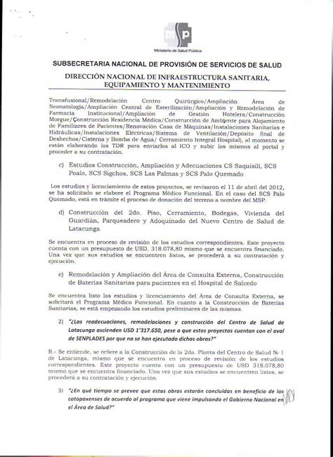 Solicitud de Información y Respuesta Ministerio de Salud Pública PDF