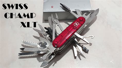 Review Victorinox Swiss Champ Xlt Swiss Army Knife Youtube