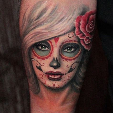 Top 10 Dia De Los Muertos Tattoos Inked Magazine Body Art Tattoos Tattoos Skull Girl Tattoo